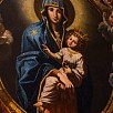 Foto: Affresco della Madonna Incoronata con Bambino - Basilica di San Lorenzo in Lucina - sec.XI (Roma) - 4